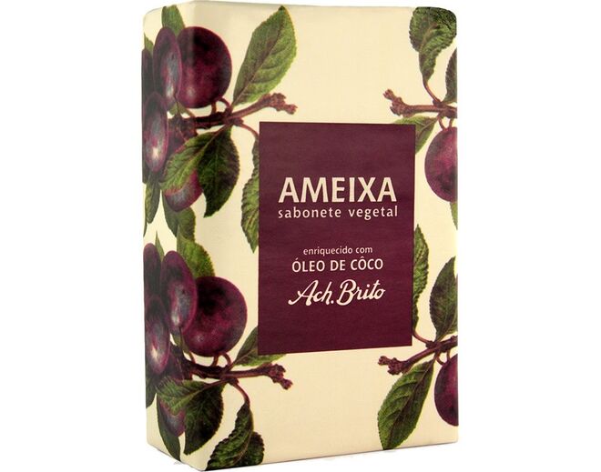 Sabonete vegetal de ameixa com óleo de coco, €1,91, Ach Brito