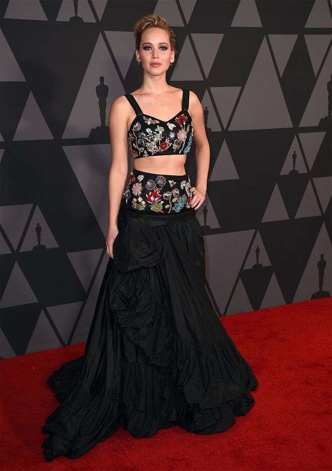 Jennifer Lawrence, em Alexander McQueen