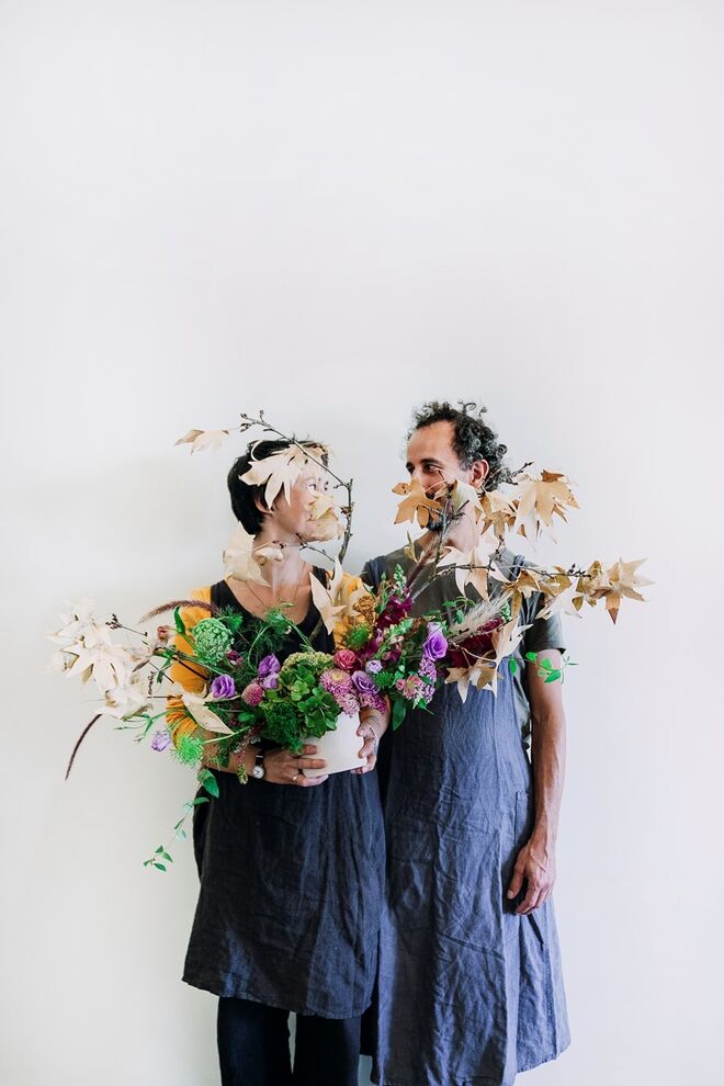 Albane e Luis, que criaram o projeto