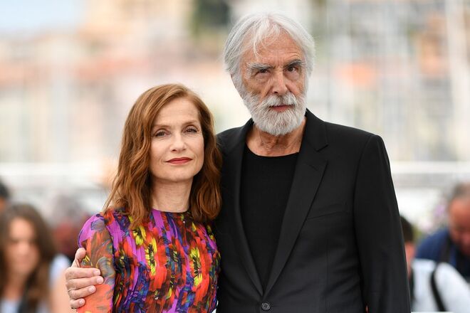 Com Michael Haneke em 2017