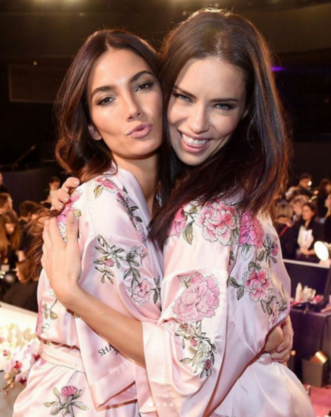 Lily Aldridge e Adriana Lima