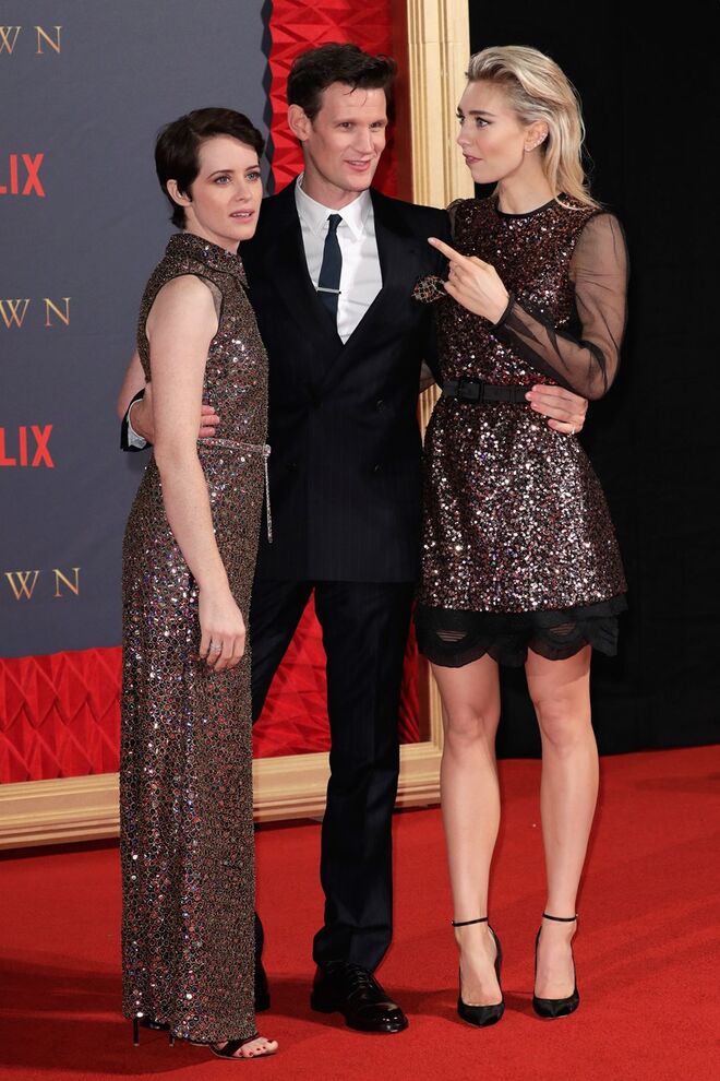 Claire Foy, Matt Smith e Vanessa Kirby