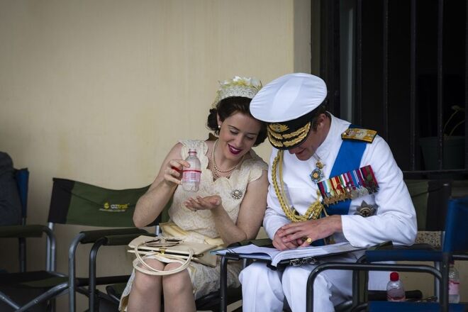 Claire Foy e Matt Smith nos bastidores | Temporada 2, Episódio 8