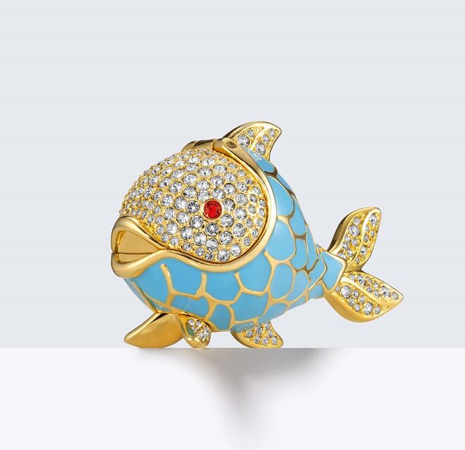 Perfume sólido Whimsical Fish, €336, Estée Lauder Hollyday Collection, exclusivo El Corte Inglés