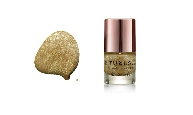 Miracle Nail Varnish no tom Glittery Gold, 6 ml, €5, Rituals