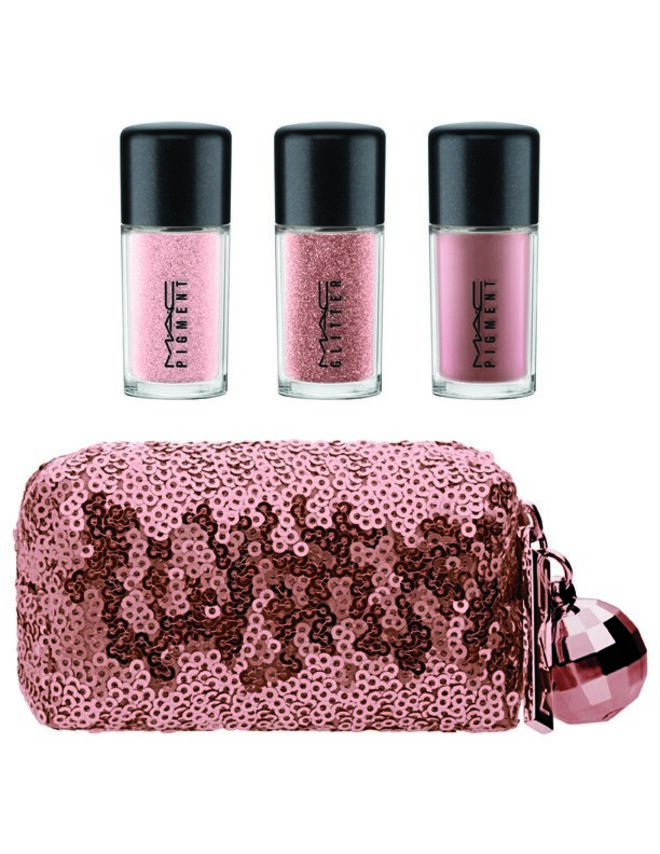 Snow Ball Mini Pigment and Glitter Kit no tom Pink, €40,50, M.A.C