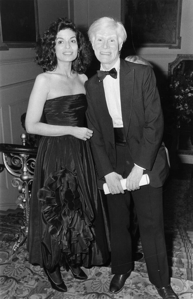 Com Andy Warhol em 1979