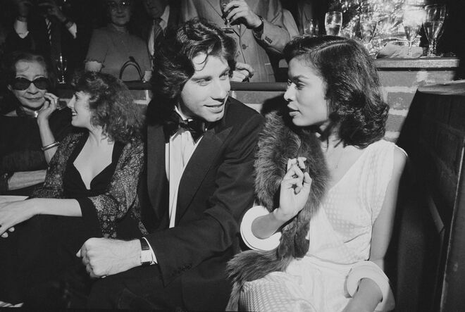 Com John Travolta em 1978