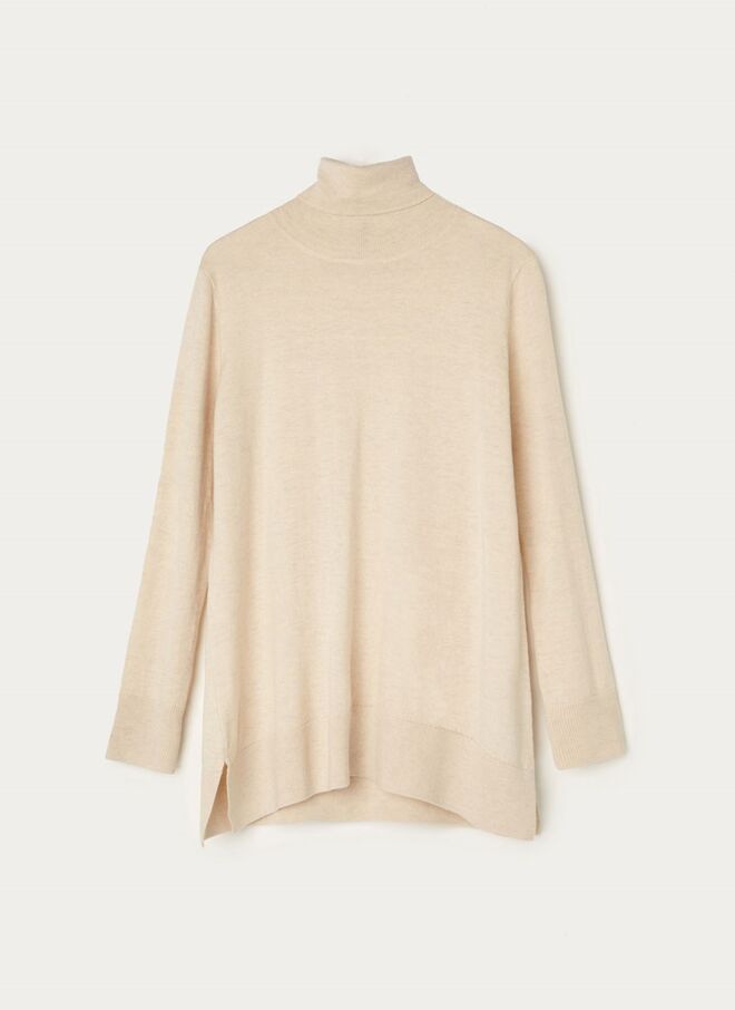 Camisola em lã, €69, Uterqüe