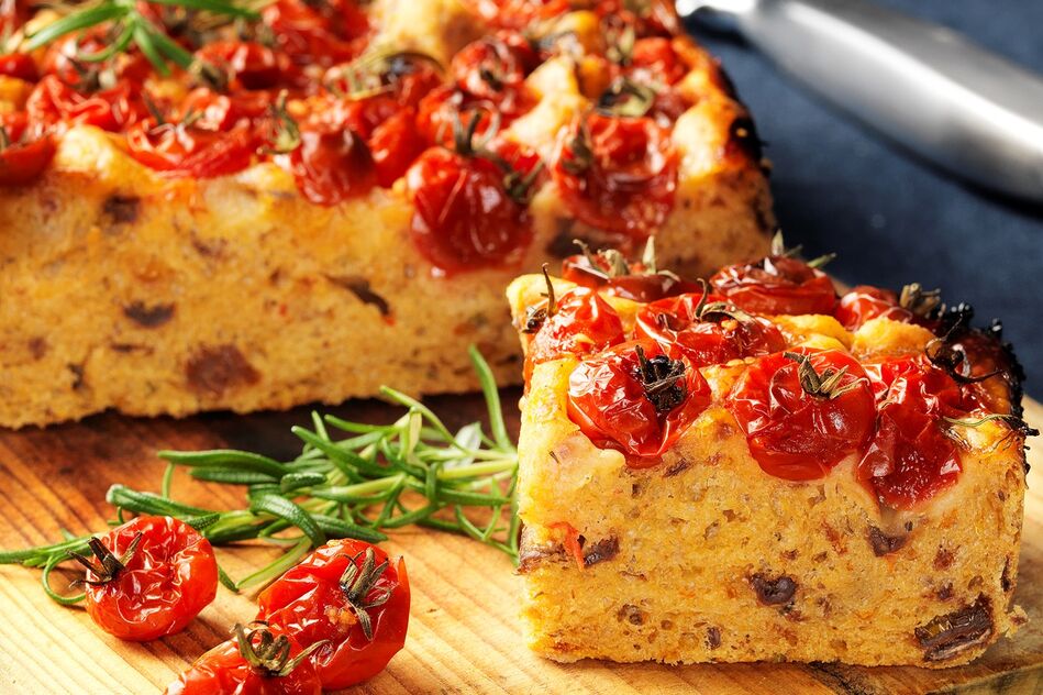 Focaccia de tomate (receita na revista Sabe Bem nº38 p.41)