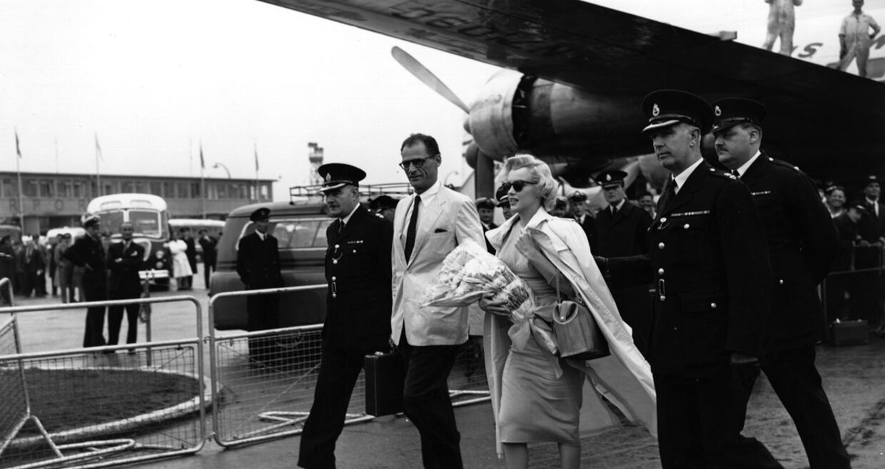 Arthur Miller e Marilyn Monroe, 1956