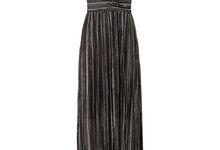 Vestido longo metalizado, €129,90