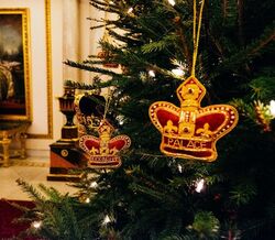 O Natal chegou ao Palácio de Buckingham