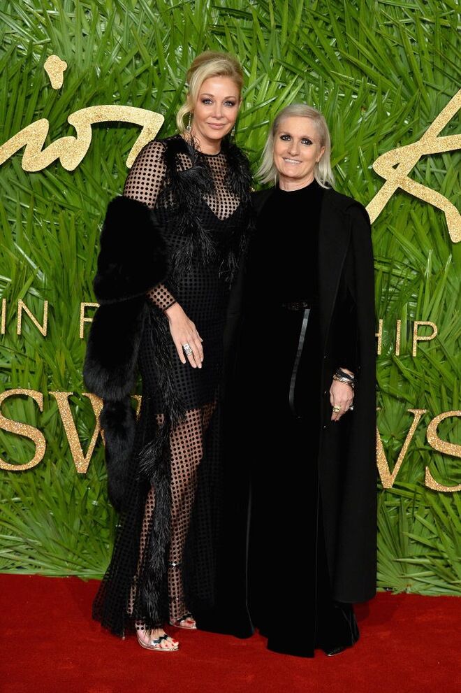 Nadja Swarovski e Maria Grazia Chiuri