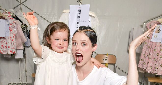 Coco Rocha com a filha 