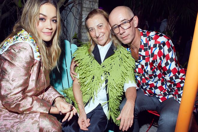 Rita Ora, Miuccia Prada, Carsten Holler