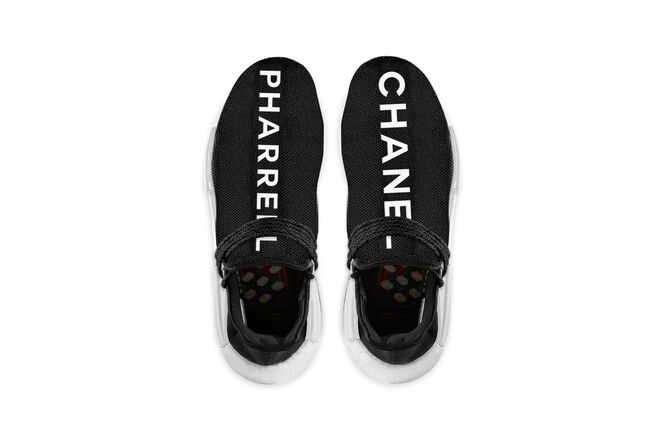TÉNIS PHARRELL X CHANEL | Foram criados em parceria com a Adidas e são de edição limitada, com apenas 500 modelos produzidos e à venda por €674. A lista de espera já é de 120.000 pessoas e Pharrell Williams prevê que o preço para revenda do modelo poderá chegar aos €30.000.