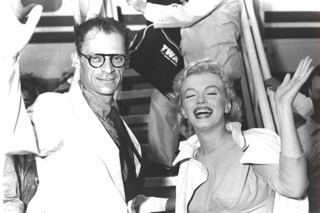 Arthur Miller e Marilyn Monroe, 1957