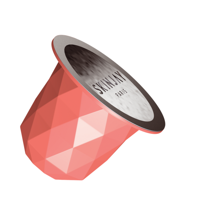 Pack de 5 cápsulas Glamour Odyssey (nuvem de frutos vermelhos e de gerânio), €9,90, Skinjay