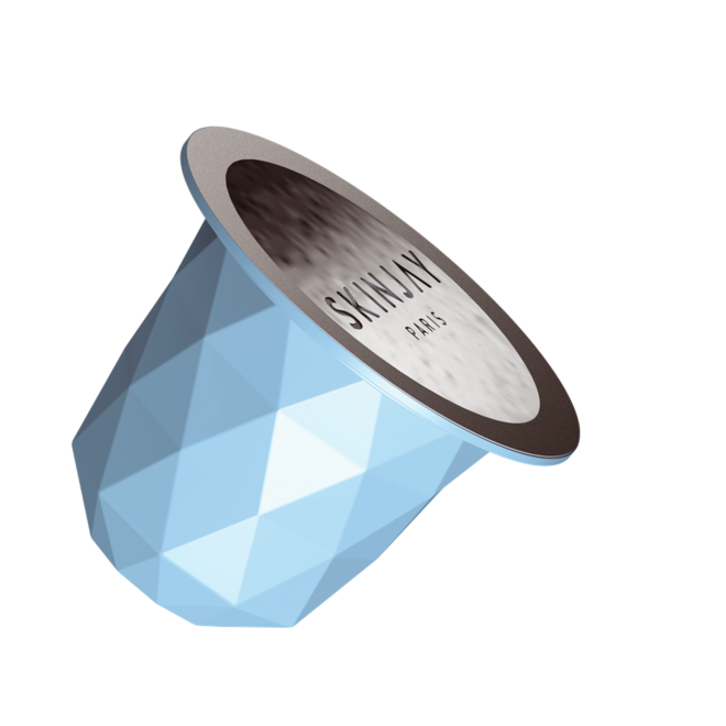 Pack de 5 cápsulas Smooth Odyssey (suave com notas de baunilha, de lavanda, de verbena e de árvore do chá), €9,90, Skinjay