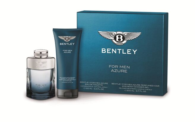Bentley for Men Azure: Eau de Toilette (100 ml) e Hair&Body Shower Gel (200 ml), €82, Bentley