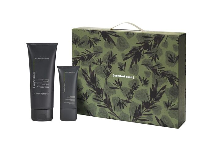 Man Space Survival Kit: shower gel (200 ml) e after-shave, €45,20, Comfort Zone