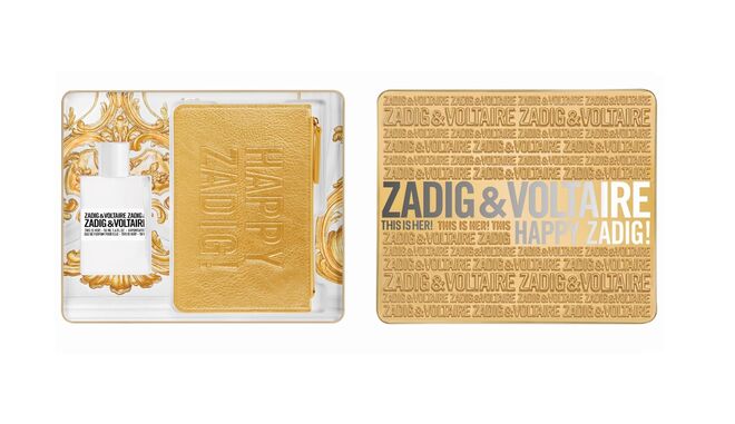 Coffret Natal 2017: This is Her! Eau de Parfum (50 ml) e Bolsa Happy Zadig, €70, Zadig & Voltaire