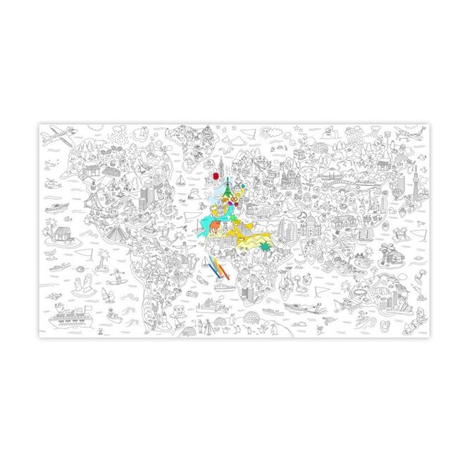 Poster para colorir,, €19, OMY