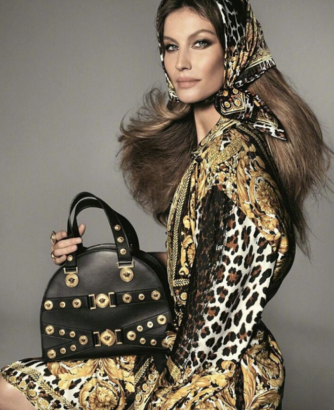 Gisele Bündchen | Versace para primavera/verão 2018