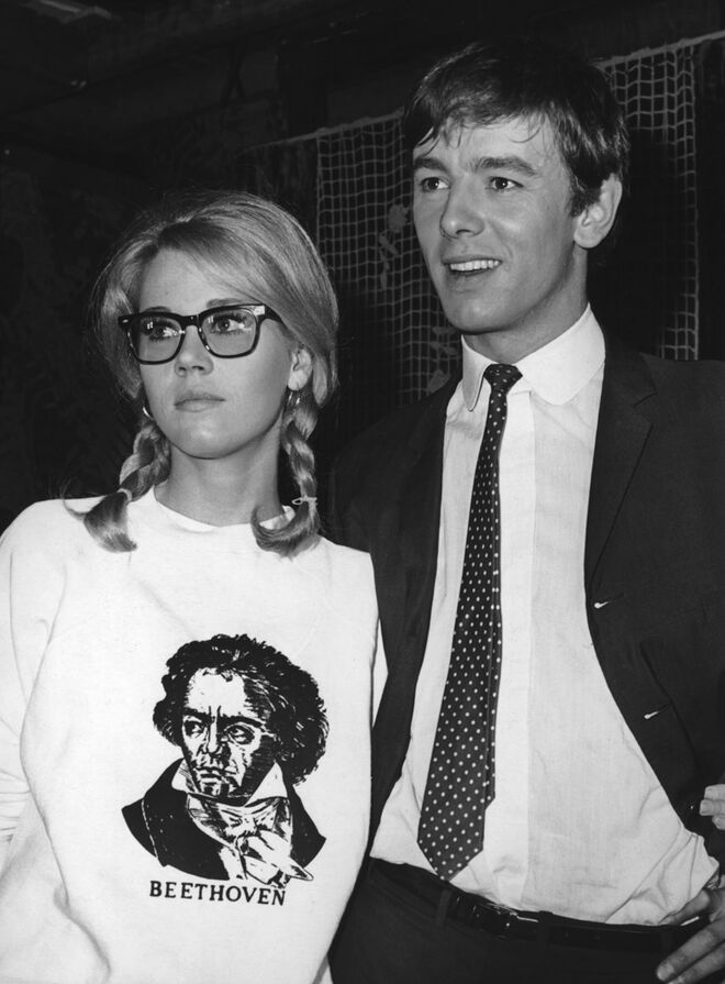 Jane Fonda com Peter McEnery em 1965