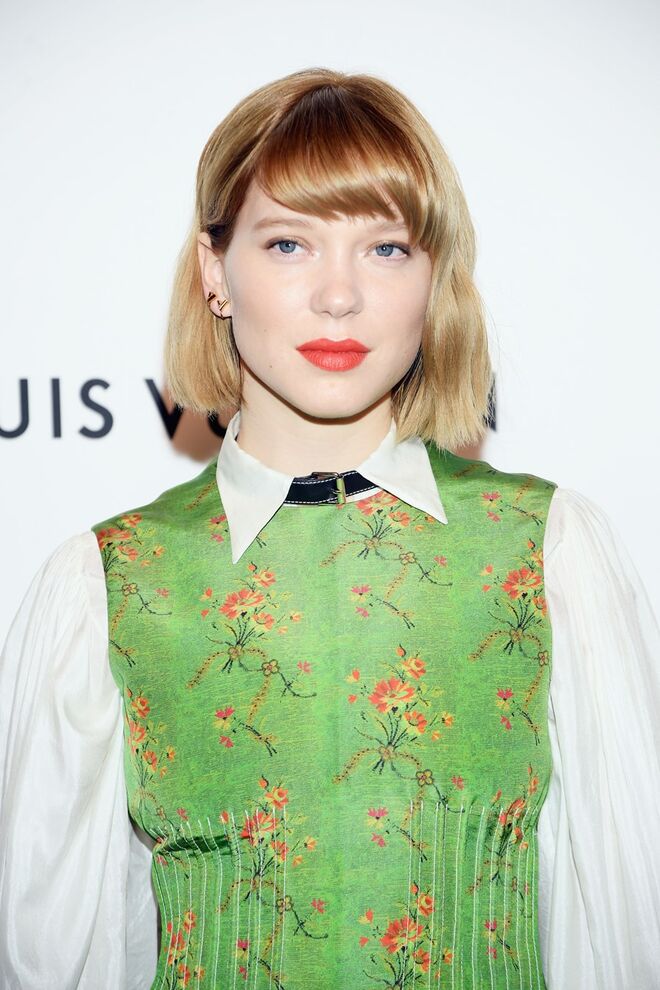 Léa Seydoux no evento An Evening Honoring Louis Vuitton and Nicolas Ghesquière