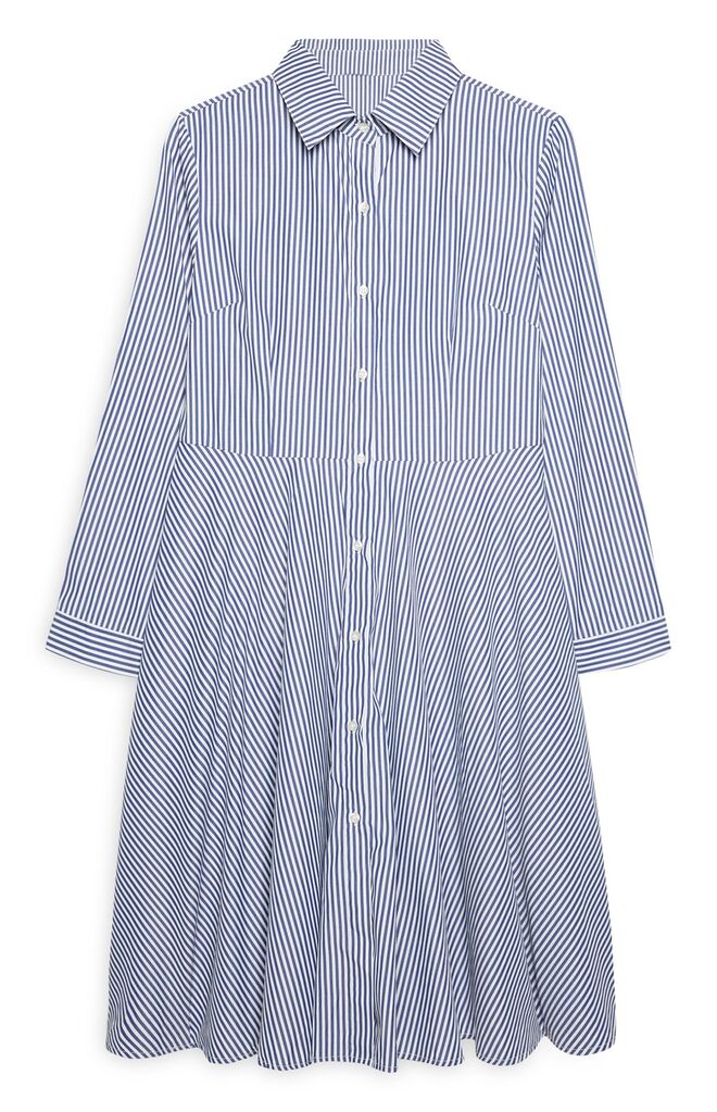 Vestido azul, €16, Primark