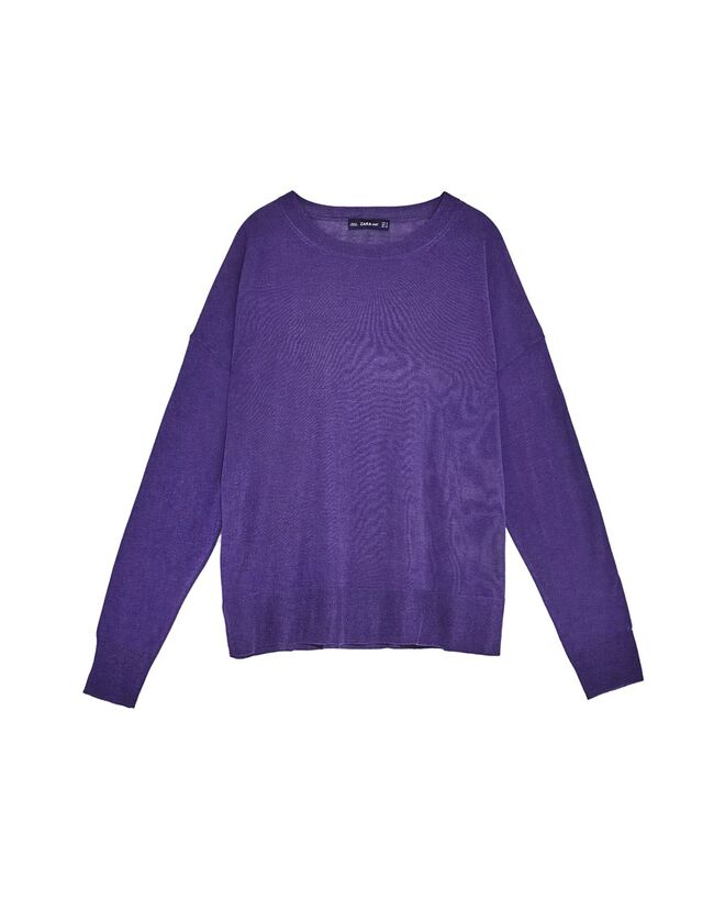 A camisola de malha. Antes - €12,95 Agora - €9,99