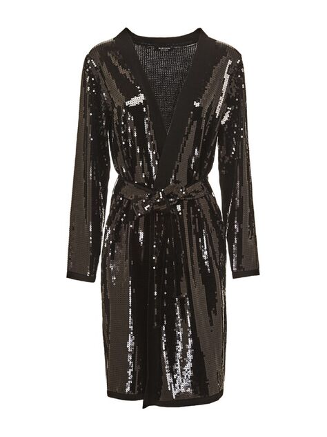 Vestido envelope lantejoula, €199