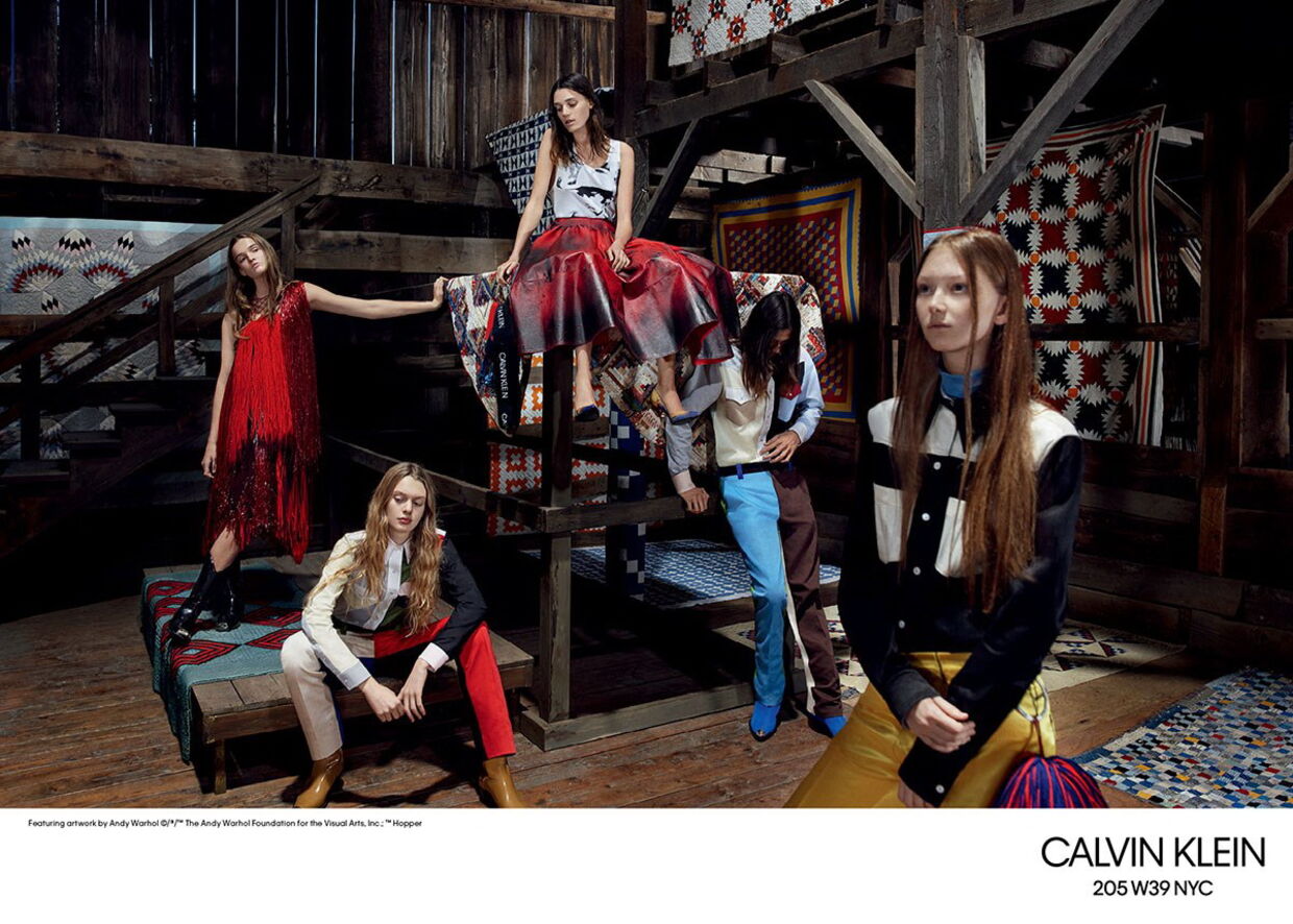 Calvin Klein para primavera/verão 2018