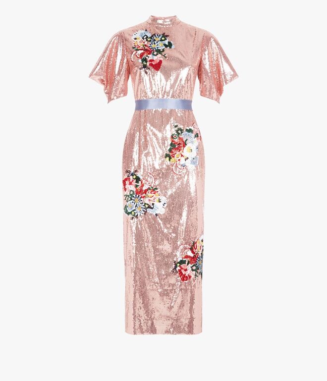 Emery Dress Pink, €4.395 (agora em saldos por €3.075), Erdem