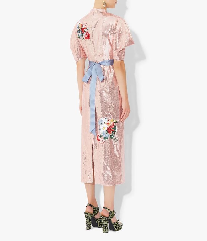 Emery Dress Pink, €4.395 (agora em saldos por €3.075), Erdem