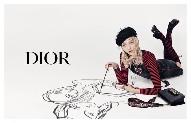Sasha Pivovarova. Dior para primavera/verão 2018