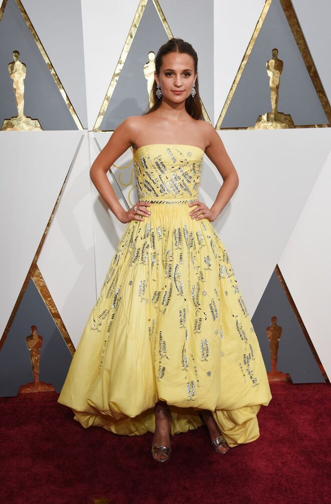 Na 88ª cerimónia de entrega dos Óscares, em Fevereiro de 2016, em Hollywood, Califórnia.