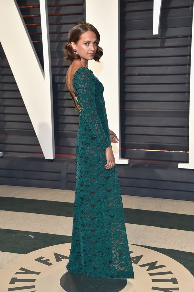 Na Festa dos Óscares da Vanity Fair, em Fevereiro de 2017, em Beverly Hills, Califórnia.