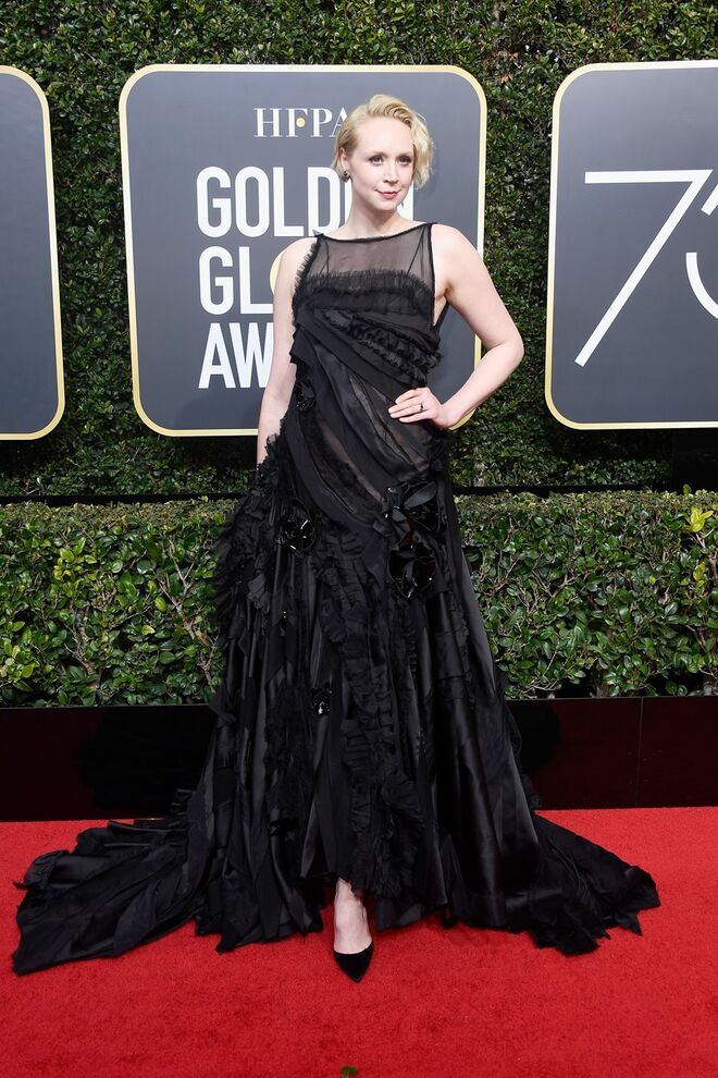 Gwendoline Christie em Giles Deacon