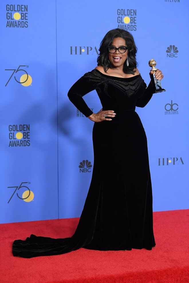 Oprah Winfrey em Atelier Versace