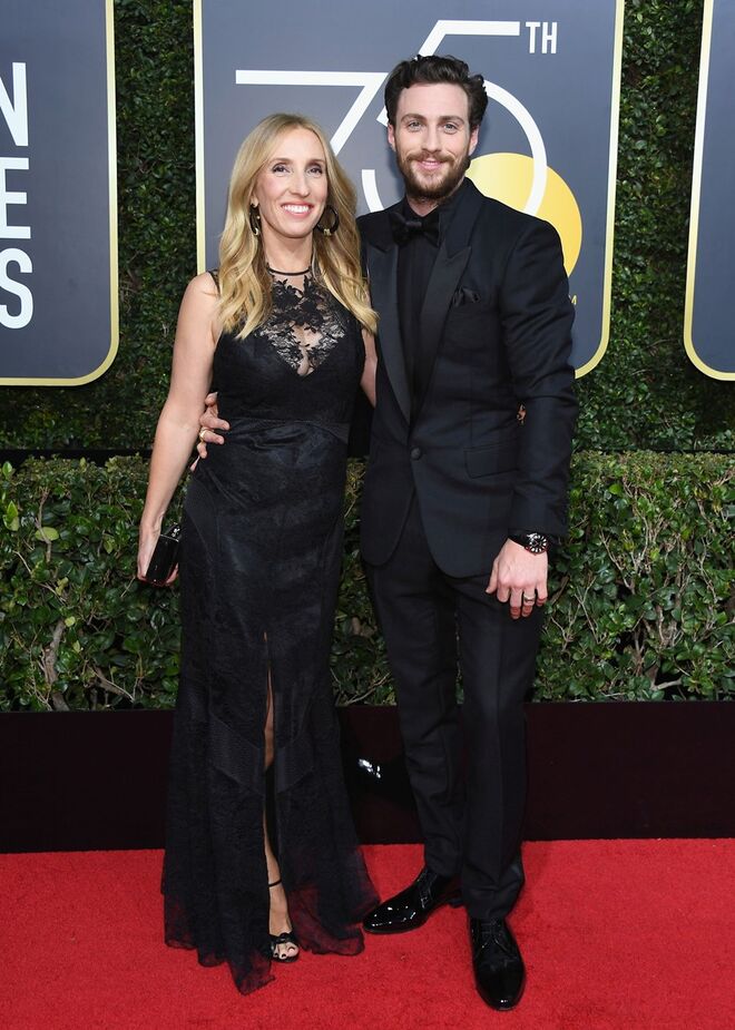   Aaron Taylor Johnson e Sam Taylor Johnson em Givenchy