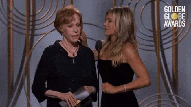 Carol Burnett a chamar de atrevida a Jennifer Aniston