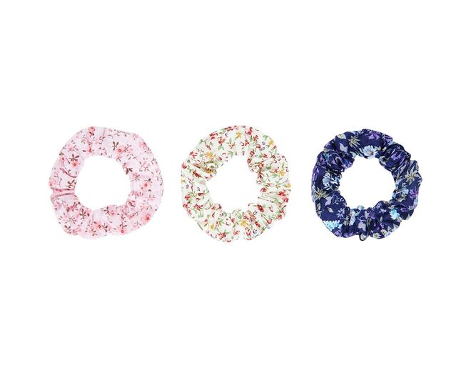 Pack com três mini scrunchies, €6, Accessorize