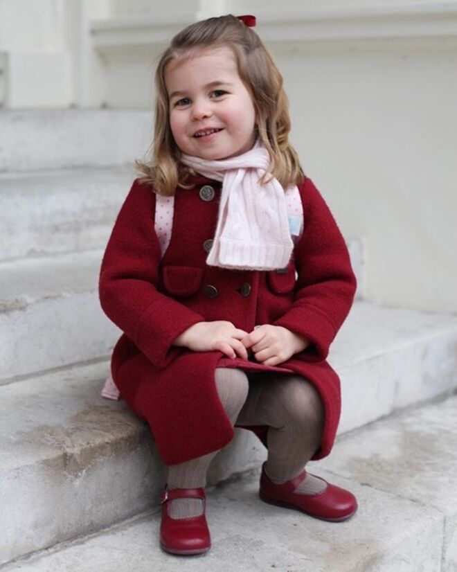 No dia 8 de janeiro de 2017, a princesa Charlotte entrava no infantário Westacre Montessori, em Norfolk, Inglaterra