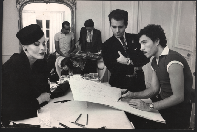 Antonio Lopez 1970: Sex, Fashion& Disco (de James Crump). Antonio Lopez com Karl Lagerfeld em Paris em 1973.