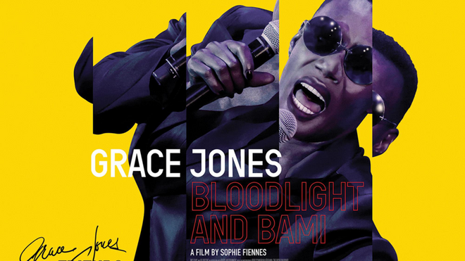 Grace Jones: Blood light and Bami (de SophieFiennes), o poster.