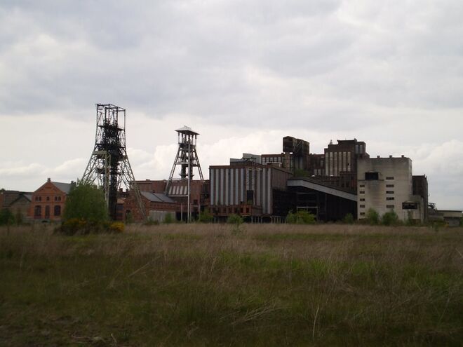 Refinaria de carvão, em Beringen, Bélgica