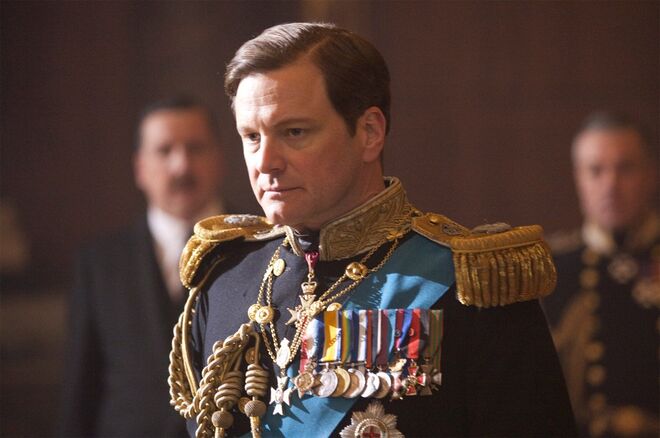 Colin Firth interpreta Rei George VI, O Discurso do Rei (2010)